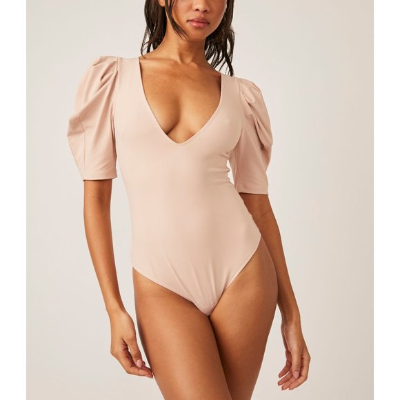 NWOT FREE PEOPLE Va Va Voop Bodysuit / Sweet Nothings - Picture 2 of 8